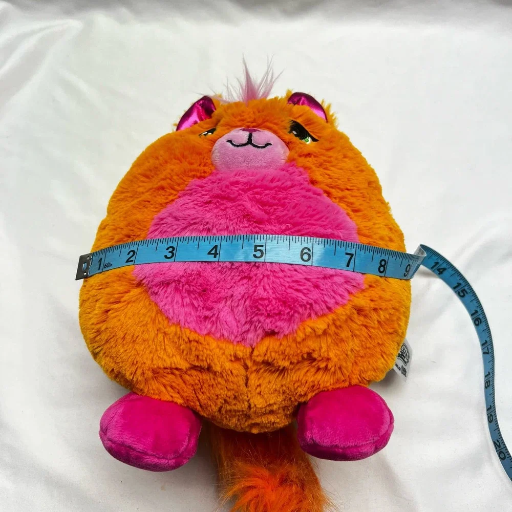 Basic Fun 2022 Misfittens Get Meowt Orange Pink Plush Series 2 Stuffed Animal
